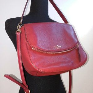 Kate Spade, Burgundy Crossbody/Shoulder Bag